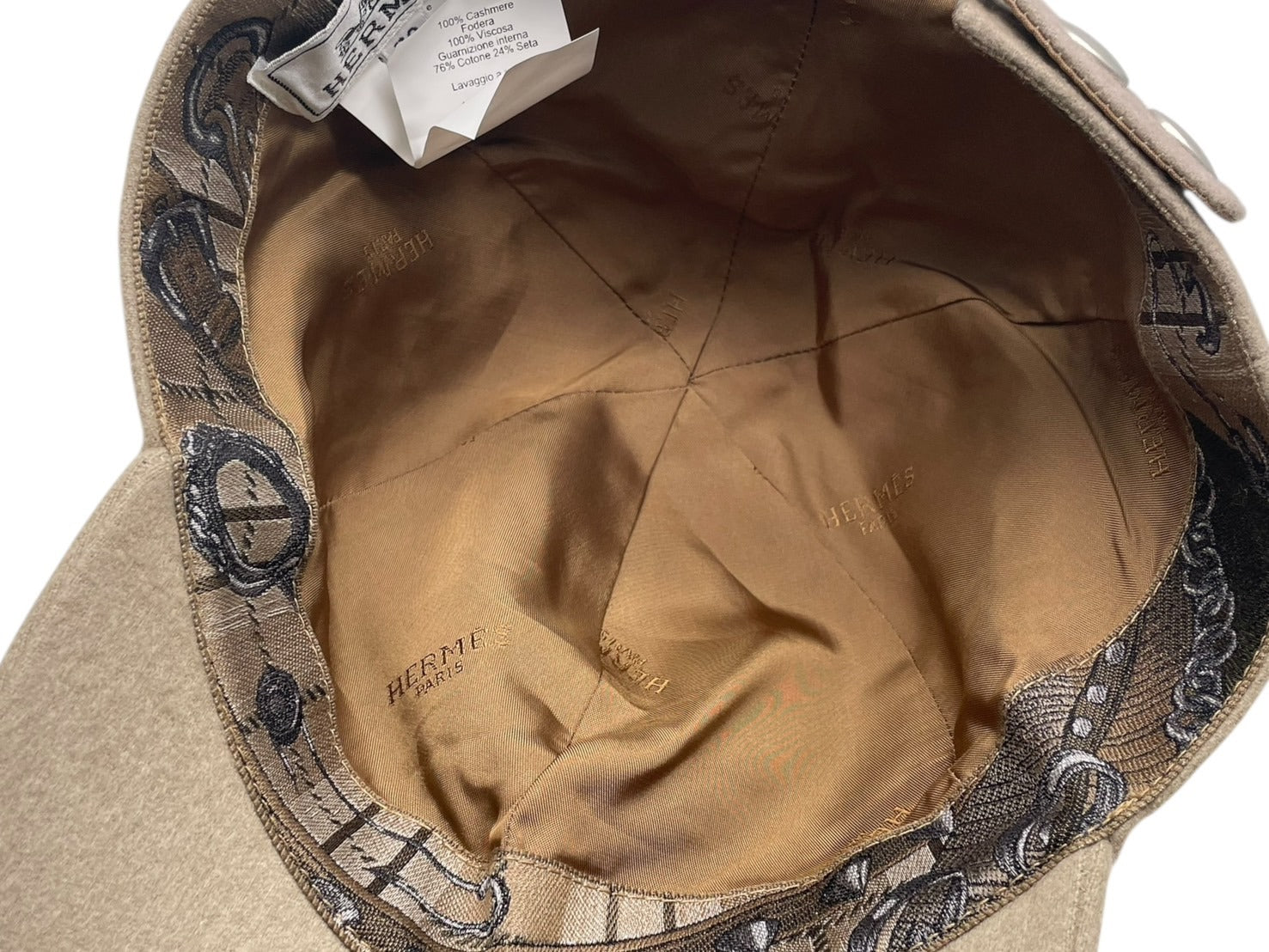 HERMES エルメス ライリー キャップ セリエボタン Hロゴ刺繍