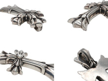 Load image into Gallery viewer, CHROME HEARTS クロムハーツ ダブルCHクロス ラージ ペンダントトップ チャーム 重量約102g 2011/.925刻印 シルバー925 美品 中古 4b007668