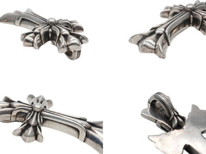 CHROME HEARTS クロムハーツ ダブルCHクロス ラージ ペンダントトップ チャーム 重量約102g 2011/.925刻印 シルバー925 美品 中古 4b007668