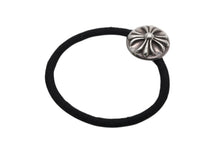 Load image into Gallery viewer, CHROME HEARTS クロムハーツ クロスボールボタン ヘアゴム 重量約15g シルバー925 2003/.925刻印 美品 中古 4b007670