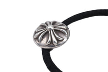Load image into Gallery viewer, CHROME HEARTS クロムハーツ クロスボールボタン ヘアゴム 重量約15g シルバー925 2003/.925刻印 美品 中古 4b007670