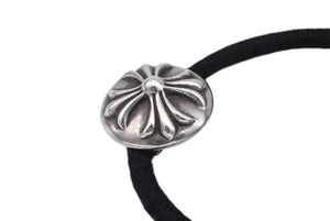 CHROME HEARTS クロムハーツ クロスボールボタン ヘアゴム 重量約15g シルバー925 2003/.925刻印 美品 中古 4b007670