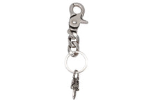 Load image into Gallery viewer, CHROME HEARTS クロムハーツ ショートクラシックリンク キーリング キーホルダー 2リンク 重量約53.2g シルバー925 美品 中古 4b007671