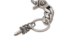 Load image into Gallery viewer, CHROME HEARTS クロムハーツ ショートクラシックリンク キーリング キーホルダー 2リンク 重量約53.2g シルバー925 美品 中古 4b007671