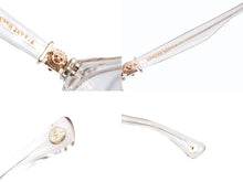 Load image into Gallery viewer, 極美品 CHROME HEARTS クロムハーツ BSフレア サングラス 52◻︎19-145 アイウェア ブラック クリア 中古 4b007672