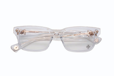 極美品 CHROME HEARTS クロムハーツ BSフレア サングラス 52◻︎19-145 アイウェア ブラック クリア 中古 4b007672