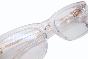 極美品 CHROME HEARTS クロムハーツ BSフレア サングラス 52◻︎19-145 アイウェア ブラック クリア 中古 4b007672