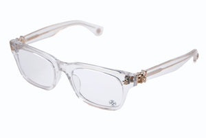 極美品 CHROME HEARTS クロムハーツ BSフレア サングラス 52◻︎19-145 アイウェア ブラック クリア 中古 4b007672