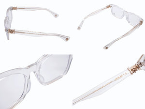 極美品 CHROME HEARTS クロムハーツ BSフレア サングラス 52◻︎19-145 アイウェア ブラック クリア 中古 4b007672
