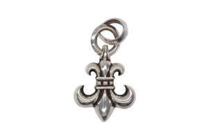 極美品 CHROME HEARTS クロムハーツ BS FLUER W BALE BSフレア Wベイル チャーム ペンダントトップ 重量約27.2g 中古 4b007675