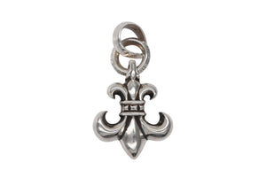 極美品 CHROME HEARTS クロムハーツ BS FLUER W BALE BSフレア Wベイル チャーム ペンダントトップ 重量約27.2g 中古 4b007675