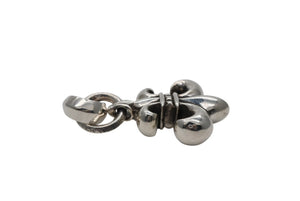 極美品 CHROME HEARTS クロムハーツ BS FLUER W BALE BSフレア Wベイル チャーム ペンダントトップ 重量約27.2g 中古 4b007675