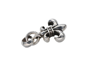 極美品 CHROME HEARTS クロムハーツ BS FLUER W BALE BSフレア Wベイル チャーム ペンダントトップ 重量約27.2g 中古 4b007675
