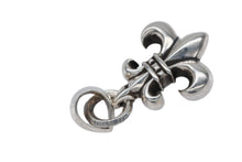 Load image into Gallery viewer, 極美品 CHROME HEARTS クロムハーツ BS FLUER W BALE BSフレア Wベイル チャーム ペンダントトップ 重量約27.2g 中古 4b007675