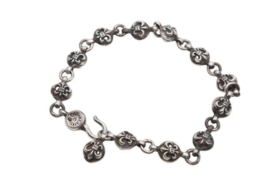 CHROME HEARTS クロムハーツ #1 FLUER BALL #1フレアボールブレスレット 重量約49.3g 全長約27cm 12ボール 美品 中古 4b007676