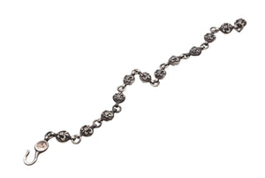 CHROME HEARTS クロムハーツ #1 FLUER BALL #1フレアボールブレスレット 重量約49.3g 全長約27cm 12ボール 美品 中古 4b007676