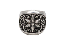 Load image into Gallery viewer, CHROME HEARTS クロムハーツ CLASSIC OVAL STAR クラシック オーバルスターリング 重量約34.4g サイズ21.5号 美品 中古 4b007677