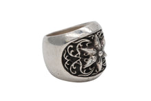 Load image into Gallery viewer, CHROME HEARTS クロムハーツ CLASSIC OVAL STAR クラシック オーバルスターリング 重量約34.4g サイズ21.5号 美品 中古 4b007677