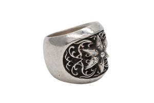 CHROME HEARTS クロムハーツ CLASSIC OVAL STAR クラシック オーバルスターリング 重量約34.4g サイズ21.5号 美品 中古 4b007677