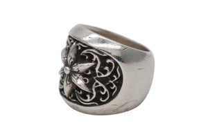 CHROME HEARTS クロムハーツ CLASSIC OVAL STAR クラシック オーバルスターリング 重量約34.4g サイズ21.5号 美品 中古 4b007677