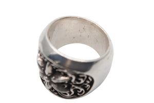 CHROME HEARTS クロムハーツ CLASSIC OVAL STAR クラシック オーバルスターリング 重量約34.4g サイズ21.5号 美品 中古 4b007677