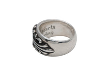 Load image into Gallery viewer, 極美品 CHROME HEARTS クロムハーツ FLRLCRS 1DIA フローラルクロス 1ダイヤリング 重量約17.6g サイズ17.5号 シルバー 中古 4b007678