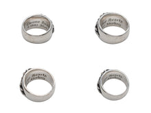 Load image into Gallery viewer, 極美品 CHROME HEARTS クロムハーツ FLRLCRS 1DIA フローラルクロス 1ダイヤリング 重量約17.6g サイズ17.5号 シルバー 中古 4b007678