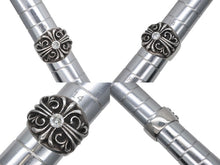 Load image into Gallery viewer, CHROME HEARTS クロムハーツ KEEPER RING 1DIA キーパーリング 1ダイヤ 指輪 重量約18.5g サイズ16号 シルバー 美品 中古 4b007679