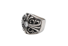 Load image into Gallery viewer, CHROME HEARTS クロムハーツ KEEPER RING 1DIA キーパーリング 1ダイヤ 指輪 重量約18.5g サイズ16号 シルバー 美品 中古 4b007679