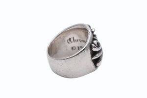 CHROME HEARTS クロムハーツ KEEPER RING 1DIA キーパーリング 1ダイヤ 指輪 重量約18.5g サイズ16号 シルバー 美品 中古 4b007679