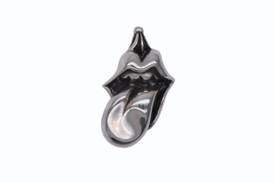 極美品 CHROME HEARTS クロムハーツ LIPS TONGUE リップ＆タン チャーム ペンダントトップ 重量約22.7g シルバー925 中古 4b007680