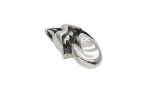 極美品 CHROME HEARTS クロムハーツ LIPS TONGUE リップ＆タン チャーム ペンダントトップ 重量約22.7g シルバー925 中古 4b007680