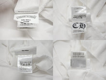 Load image into Gallery viewer, CHROME HEARTS クロムハーツ ヴァインダガー 半袖Tシャツ サイズS ホワイト ブラック バックプリント コットン 美品 中古 4b007684
