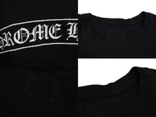 Load image into Gallery viewer, CHROME HEARTS RICHARD STARK TEE クロムハーツ 東京限定 リチャードスターク 半袖Ｔシャツ ブラック ホワイト オレンジ L 美品 中古 4b007686
