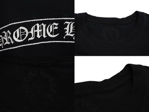 CHROME HEARTS RICHARD STARK TEE クロムハーツ 東京限定 リチャードスターク 半袖Ｔシャツ ブラック ホワイト オレンジ L 美品 中古 4b007686