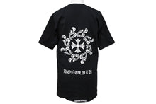 Load image into Gallery viewer, CHROME HEARTS クロムハーツ ホノルル限定 ホースシュー 半袖Ｔシャツ ブラック ホワイト コットン S 中古 4b007687