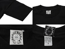 Load image into Gallery viewer, CHROME HEARTS クロムハーツ ホノルル限定 ホースシュー 半袖Ｔシャツ ブラック ホワイト コットン S 中古 4b007687