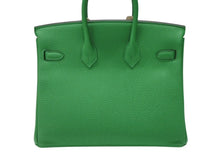 Load image into Gallery viewer, 新品未使用 HERMES エルメス ハンドバッグ W刻印 バーキン25 バンブー シルバー金具 トゴ 中古 4b007690