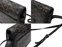 Load image into Gallery viewer, GOYARD ゴヤール BELVEDERE PM ベルヴェデーレPM ショルダーバッグ ブラック PVC レザー シルバー金具 良品 中古 4b007694