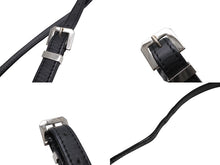 Load image into Gallery viewer, GOYARD ゴヤール BELVEDERE PM ベルヴェデーレPM ショルダーバッグ ブラック PVC レザー シルバー金具 良品 中古 4b007694