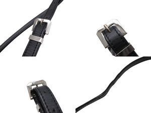 GOYARD ゴヤール BELVEDERE PM ベルヴェデーレPM ショルダーバッグ ブラック PVC レザー シルバー金具 良品 中古 4b007694