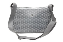 Load image into Gallery viewer, GOYARD ゴヤール カペシアンMM ショルダーバッグ メッセンジャーバッグ CAPETIMMLTY51CG51P グレー シルバー金具 美品 中古 4b007700