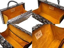Load image into Gallery viewer, 新品同様 GOYARD ゴヤール パラスMM トランクバッグ 定価1,012,000円 ブラック PVC レザー ハンドバッグ 中古 4b007706