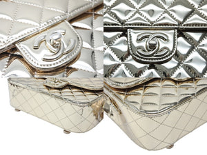 未使用 CHANEL シャネル マトラッセ パテントレザー チェーンリュック ゴールド ランダムプレート AS4649 ゴールド金具 中古 4b007708