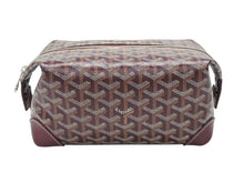 Load image into Gallery viewer, 新品同様 GOYARD ゴヤール BOWLIN25 ボウリング25トイレタリーバッグ ポーチ クラッチバッグ セカンドバッグ レッド 中古 4b007710