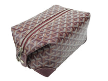 Load image into Gallery viewer, 新品同様 GOYARD ゴヤール BOWLIN25 ボウリング25トイレタリーバッグ ポーチ クラッチバッグ セカンドバッグ レッド 中古 4b007710