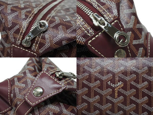 新品同様 GOYARD ゴヤール BOWLIN25 ボウリング25トイレタリーバッグ ポーチ クラッチバッグ セカンドバッグ レッド 中古 4b007710