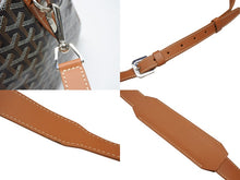 Load image into Gallery viewer, Excellent condition GOYARD Croisjour 45 Boston/Travel Bag in Brown PVC Leather with Silver Hardware, Pre-owned, Item Number 4b007711 