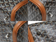 Load image into Gallery viewer, Excellent condition GOYARD Croisjour 45 Boston/Travel Bag in Brown PVC Leather with Silver Hardware, Pre-owned, Item Number 4b007711 