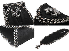 Load image into Gallery viewer, CHROME HEARTS クロムハーツ レザー ブレスレット バングル BSフレア 希少 シルバー925 2005刻印 72.0g 美品 中古 4b007714